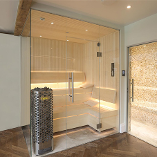 Sauna & Steam Suite within a Home Gym Sauna & Steam Suite within a Home Gym
