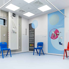 Gradus wall cladding provides hygiene and inspiration at new children’s hospital Gradus wall cladding provides hygiene and inspiration at new children’s hospital