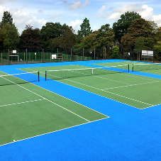 Oakhill Park Tennis Court resurfacing project Oakhill Park Tennis Court resurfacing project