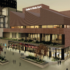 Schöck choreographs bespoke canopy at Sadler’s Wells East Schöck choreographs bespoke canopy at Sadler’s Wells East