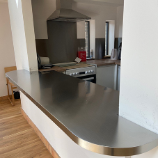 GEC Anderson Stainless Steel Counter And Splashbacks In St Mary’s Church, Wivenhoe GEC Anderson Stainless Steel Counter And Splashbacks In St Mary’s Church, Wivenhoe