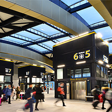Mapei sets the scene at Gatwick Airport Station Mapei sets the scene at Gatwick Airport Station
