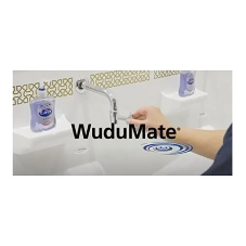 Performing wudu with the WuduMate Modular. Performing wudu with the WuduMate Modular.