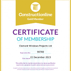 Clement achieves Gold Constructionline membership for another year Clement achieves Gold Constructionline membership for another year