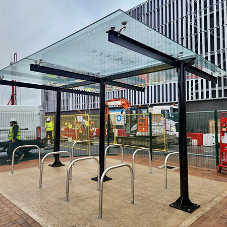 Enhancing Union Park’s Sustainability with Bespoke Glass Cycle Canopies Enhancing Union Park’s Sustainability with Bespoke Glass Cycle Canopies
