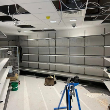 GEC Anderson V90 Shelving System In Property Store Room GEC Anderson V90 Shelving System In Property Store Room