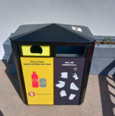Broxap Double Recycling Bins Installed at Motorway Services Broxap Double Recycling Bins Installed at Motorway Services