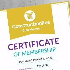 Poundfield achieve Constructionline Gold membership Poundfield achieve Constructionline Gold membership