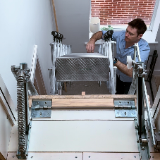 Easy-to-use wall access loft ladder for modern family home Easy-to-use wall access loft ladder for modern family home