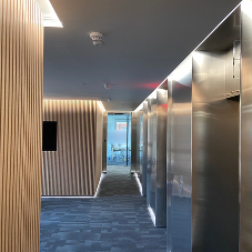 GEC Anderson Stainless Steel Elevate London Lobby Spaces GEC Anderson Stainless Steel Elevate London Lobby Spaces