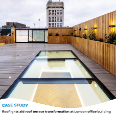 Multi-Part Flushglaze and Three-Wall Box Rooflights Enhance London Roof Terrace Accessibility Multi-Part Flushglaze and Three-Wall Box Rooflights Enhance London Roof Terrace Accessibility