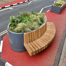 Broxap’s Oswestry Planters added to bustling high street in Shropshire Broxap’s Oswestry Planters added to bustling high street in Shropshire