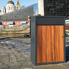 Broxap Install 54 Litter Bins at Royal Albert Dock Broxap Install 54 Litter Bins at Royal Albert Dock