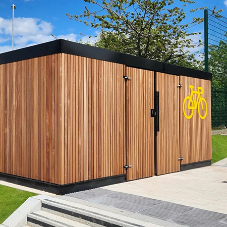 Bespoke Semi Vertical Bike Shelter | Berristow Lane Bespoke Semi Vertical Bike Shelter | Berristow Lane