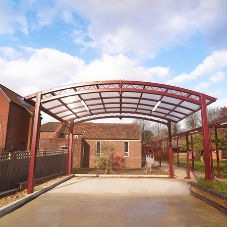 Broxap Shelters Boost Patient Comfort at Milford Community Hospital Broxap Shelters Boost Patient Comfort at Milford Community Hospital