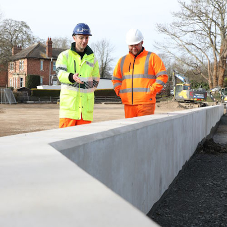 Low carbon concrete for Hexham Flood Alleviation Scheme