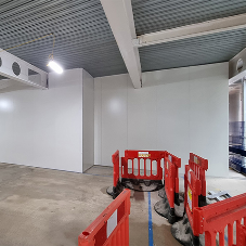 Mace use Hoardfast Firescreen for crane protection Mace use Hoardfast Firescreen for crane protection