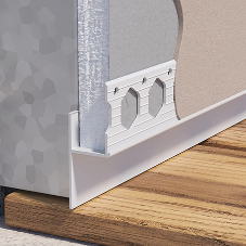 Renderplas shadow gap beads throw shade on skirting boards, architraves and cornices