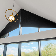 Transform your space with electric Gable Blinds