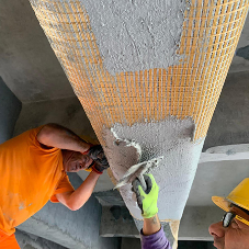 FRCM in PBO for the Restoration of a Railway Infrastructure in Rome