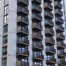 AliDeck Senior Flat Board Decking Solutions at Canary Wharf, London