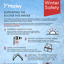 Marley Launches Winter Safety Campaign – Supporting Roofers Whatever the Weather Marley Launches Winter Safety Campaign – Supporting Roofers Whatever the Weather