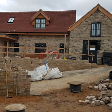 Ramp Heating Down to Basement Parking at Private Property in Dorset Ramp Heating Down to Basement Parking at Private Property in Dorset