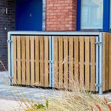 Grange Farm, Harrow Bespoke Cycle Locker and Bin Storage Installation Grange Farm, Harrow Bespoke Cycle Locker and Bin Storage Installation