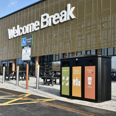 Broxap Enhances Waste Management at New Rotherham Service Station Broxap Enhances Waste Management at New Rotherham Service Station