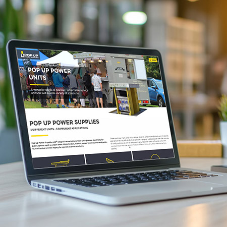 Pop Up Power Supplies® Unveils New Website for Outdoor Power Solutions