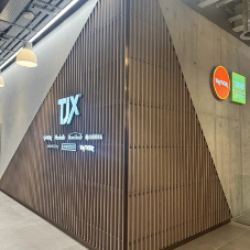 Laudescher Panels Enhance Acoustics at TKX’s Watford HQ Reception Laudescher Panels Enhance Acoustics at TKX’s Watford HQ Reception