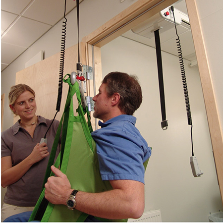 Streamline Resident Transfers with Room-to-Room Hoist Systems