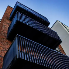 AliDeck Supplies AliRail Plate-Fix 0.74kN Aluminium Balcony Balustrade System to Westfield in Ireland AliDeck Supplies AliRail Plate-Fix 0.74kN Aluminium Balcony Balustrade System to Westfield in Ireland