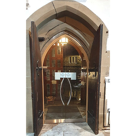 TORMAX Concealed Automation for Historic Church Entrance