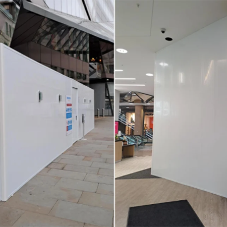 Internal and external hoarding for London shopping centre refurb Internal and external hoarding for London shopping centre refurb