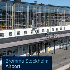 SCHOTT RESTOVER® and FINEO at Bromma Airport