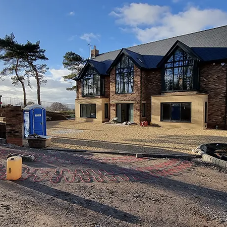 Automatic Heated Driveway System Provides Year-Round Access in Malpas