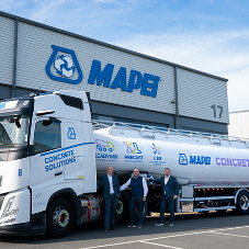 Mapei UK enhances nationwide concrete logistics fleet with investment in new tanker Mapei UK enhances nationwide concrete logistics fleet with investment in new tanker