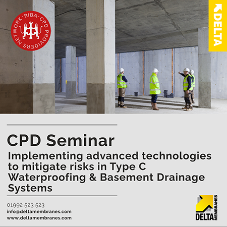 Delta Membranes’ Basement Drainage CPD gains RIBA approval Delta Membranes’ Basement Drainage CPD gains RIBA approval