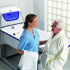 Rhapsody® height adjustable recumbent bath Rhapsody® height adjustable recumbent bath