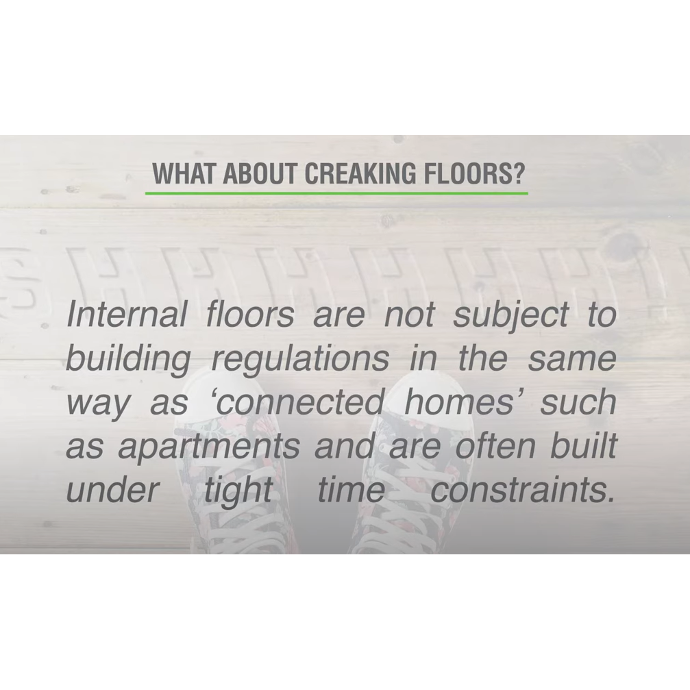 How to solve the issue of impact noise on separating floors in residential properties How to solve the issue of impact noise on separating floors in residential properties