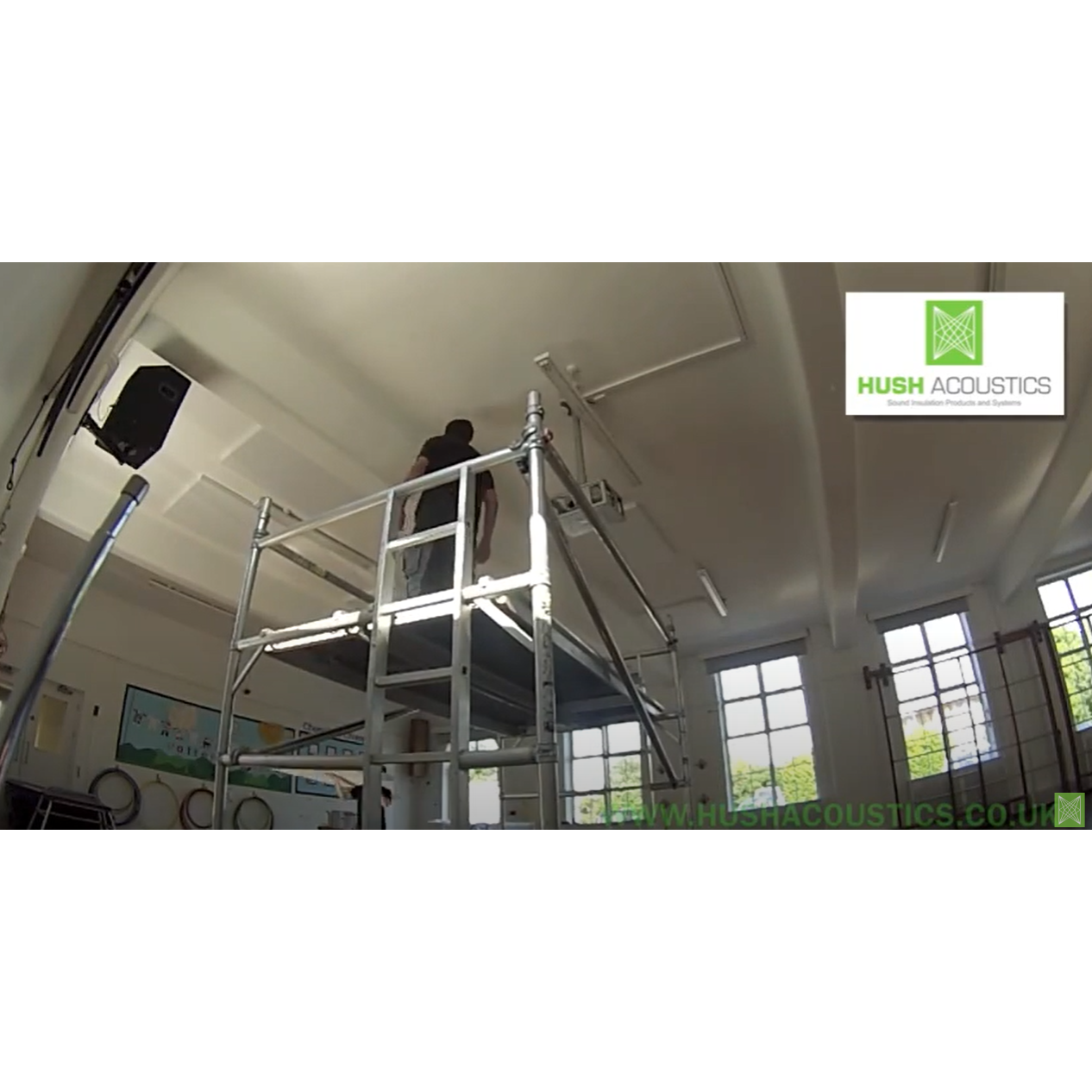 Hush Absorber Panel 50 - ceiling and wall mounted sound absorbers to improve acoustics in rooms Hush Absorber Panel 50 - ceiling and wall mounted sound absorbers to improve acoustics in rooms