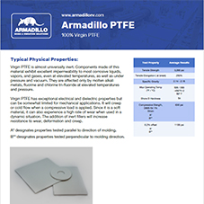 Armadillo PTFE Datasheet Armadillo PTFE Datasheet