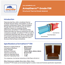 Armatherm™ Grade FRR - Structural Thermal Break Material