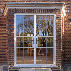 Beautiful new Brooking leaded light steel windows for family home Beautiful new Brooking leaded light steel windows for family home