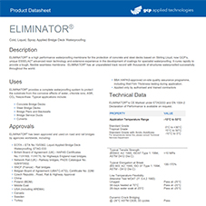 ELIMINATOR product data ELIMINATOR product data