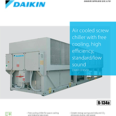 EWAD-CFXS/XL: Air cooled screw chiller EWAD-CFXS/XL: Air cooled screw chiller