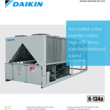 EWAD-TZXS/XR: Air cooled screw inverter chiller EWAD-TZXS/XR: Air cooled screw inverter chiller