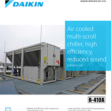 EWAQ-E-XR: Air cooled multi-scroll chiller EWAQ-E-XR: Air cooled multi-scroll chiller