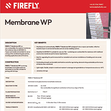 FIREFLY ™ MEMBRANE WP Data Sheet FIREFLY ™ MEMBRANE WP Data Sheet